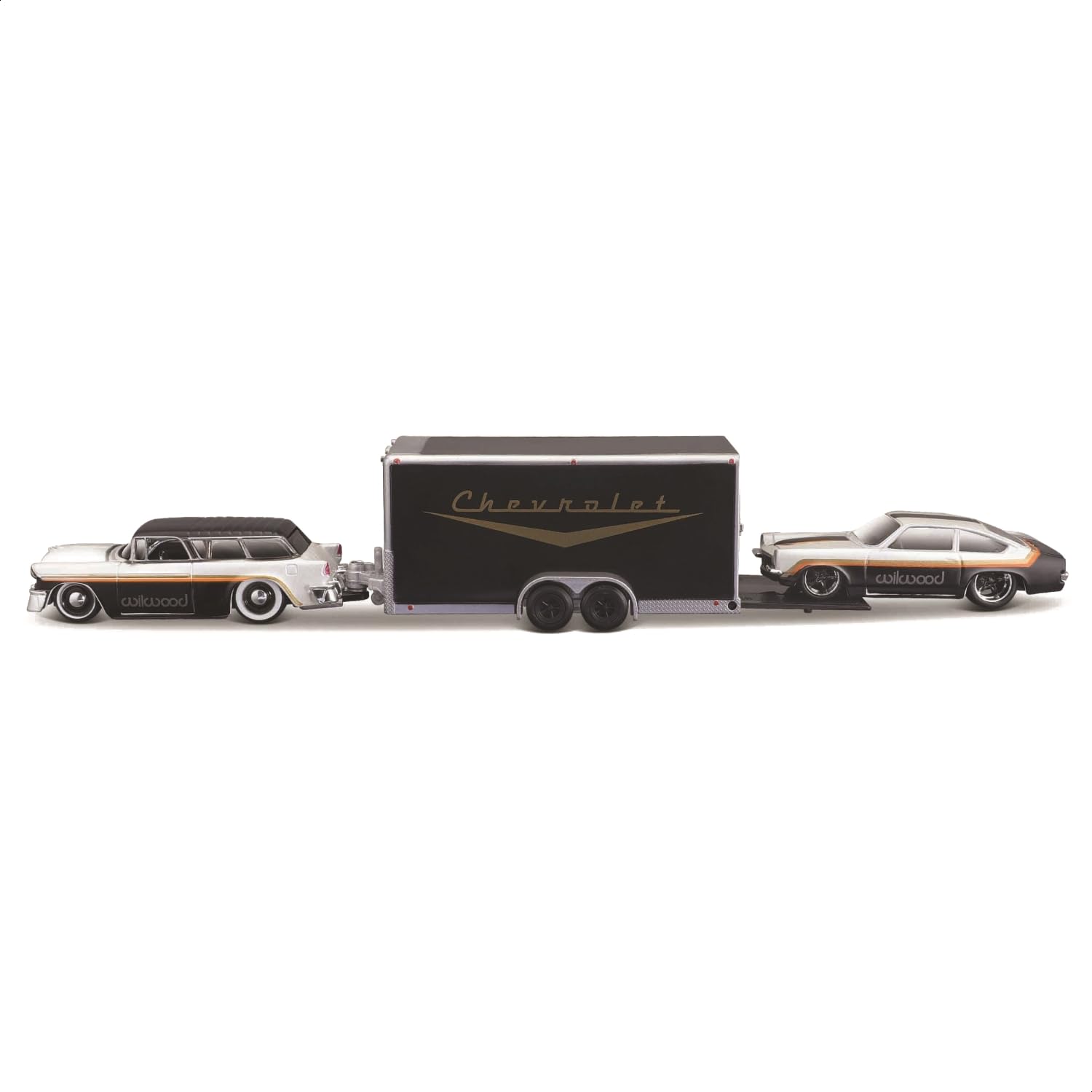 Команда дизайнеров Maisto Серия Hauler Масштабная литая модель автомобиля Chevrolet Nomad 1971 Черный Chevrolet 1/64 (1955 / Вега)