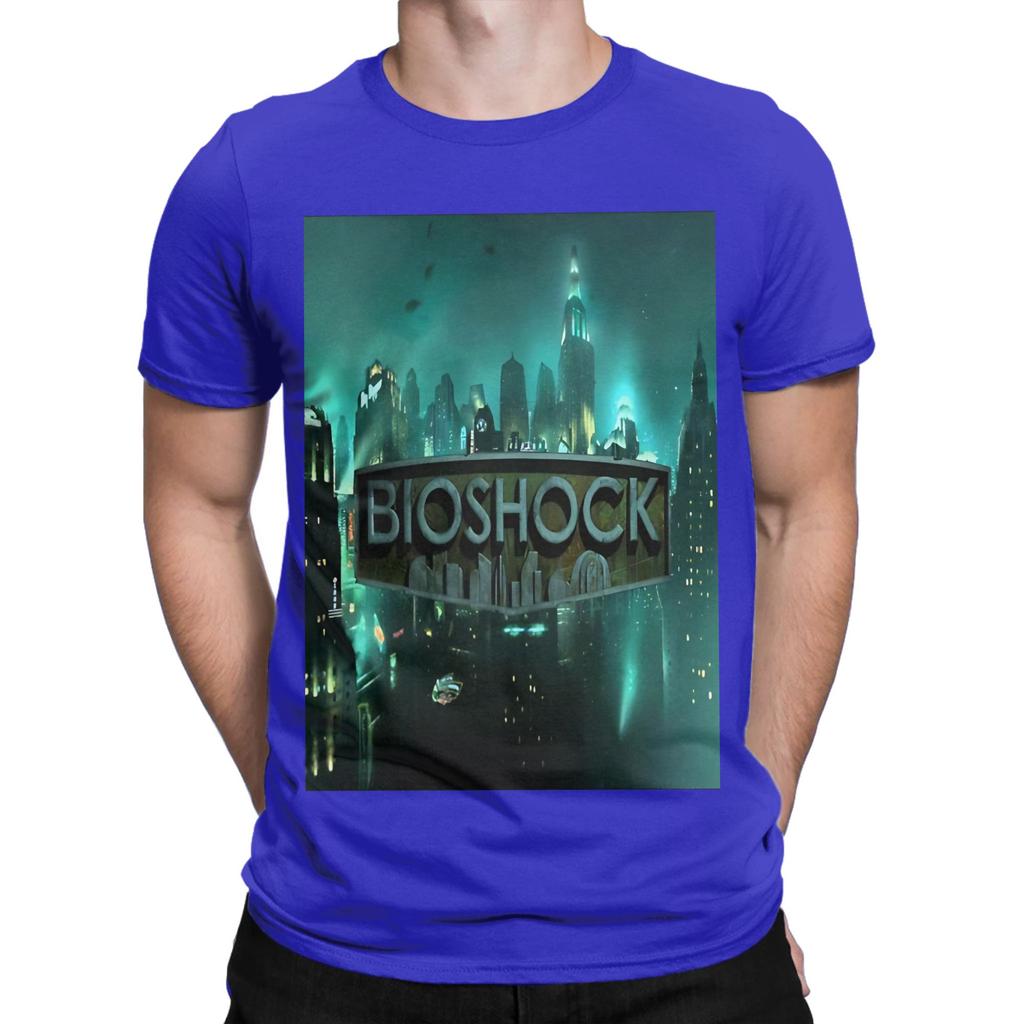 Bbioshock Rapture Logo Neuheit 100% Baumwolle T-Shirt Bbioshock T-Shirts Oberteile Für Unisex