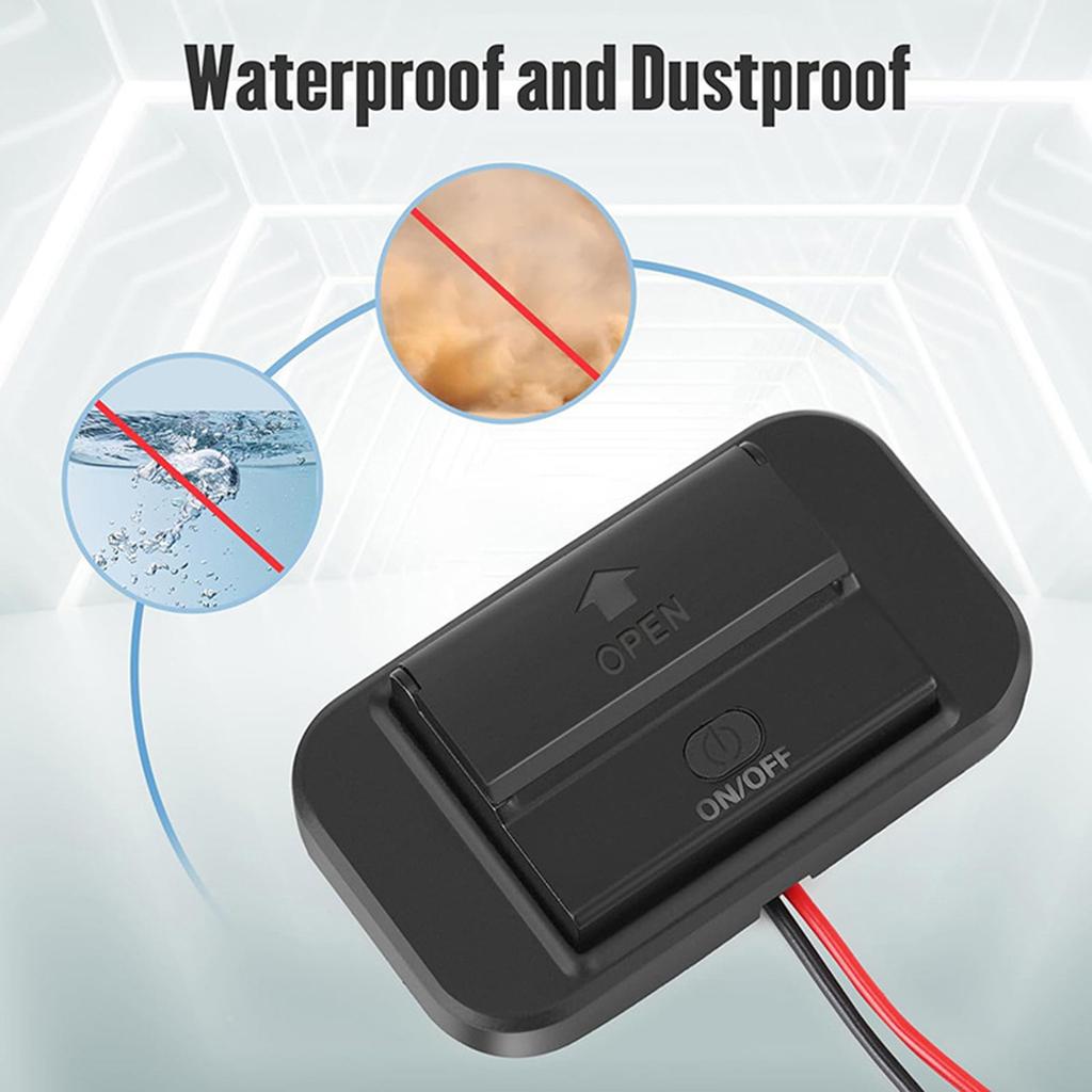 Doppeltes QC3.0 USB & PD3.0 Typ C Autoladegerät 12V-24V wasserdichte Schnellladebuchse für Fahrzeuge, LKWs, Reisen, Geschäfte