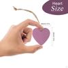 10 Pieces Colorful Wooden Embellishment Scrapbook Craft DIY Hanging Tags Gifts