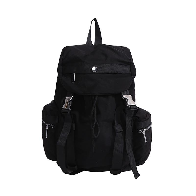 Schoolbag Mori Campus Japanese Simple Ins Female College Students Lazy Wind Large Capacity Nylon Bag Casual Backpack