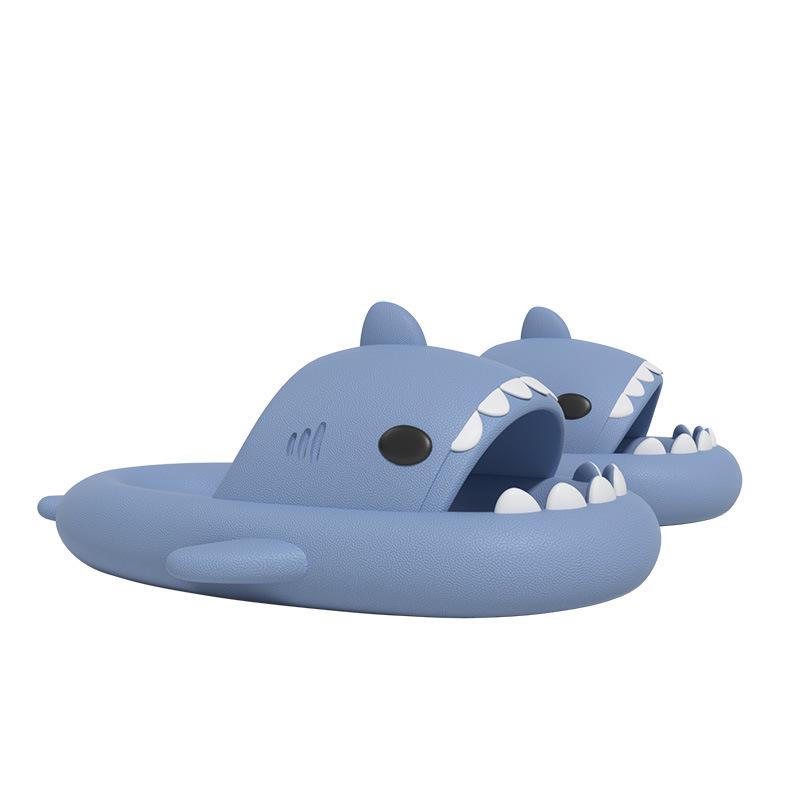 Shark Summer Slippers: Non-Slip Thick Sole for Men and Women, Indoor and Outdoor Wear.
