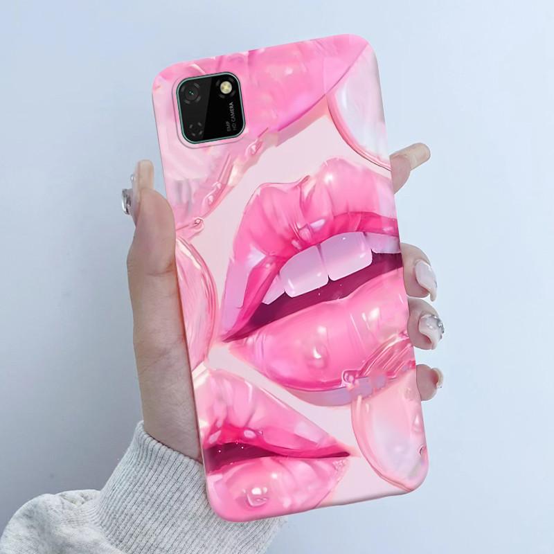 For Huawei Y5p Phone Case DRA-LX9 Butterfly Flower Girl Design Soft Silicone TPU Back Housing for Honor 9S HuaweiY5p Y 5p Covers