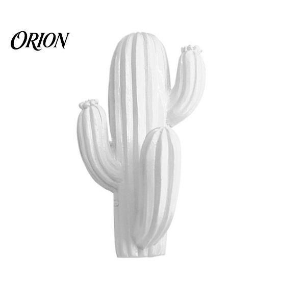 Kitchen Utility Hooks Cute Cactus Adhesive Hook, Nail-Free Resin Strong Load-Bearing Hanger, Self Wall Hangers Mount Organizer for Towels Keys