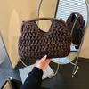 Weave Straw Shoulder Bags for Women 2026 Summer Chain Woven Crossbody Beach Bag Females Beach Bags Handbags for Beach Vacations