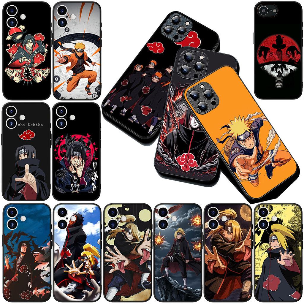 Deidara Narutos Itachi Uchiha Akatsuki Phone Case for Xiaomi Redmi Note 13 14 Pro Plus ProPlus 14C 13C Pro+ 5G Protective Cover