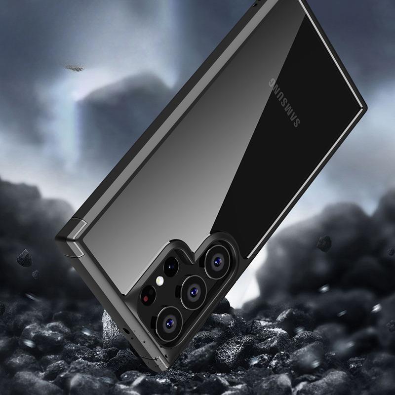 Applicable To Samsung S23 Mobile Phone Case New Anti Fall Galaxy S23ultra Protective Case Transparent S23pro