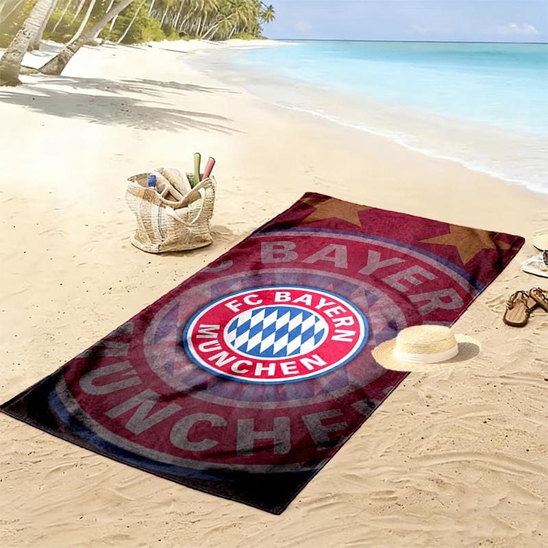 Bayern Munich Football Glory beach towel beach Portable for travel seaside quickdrying swim towel Absorbent bath towel Comfort
