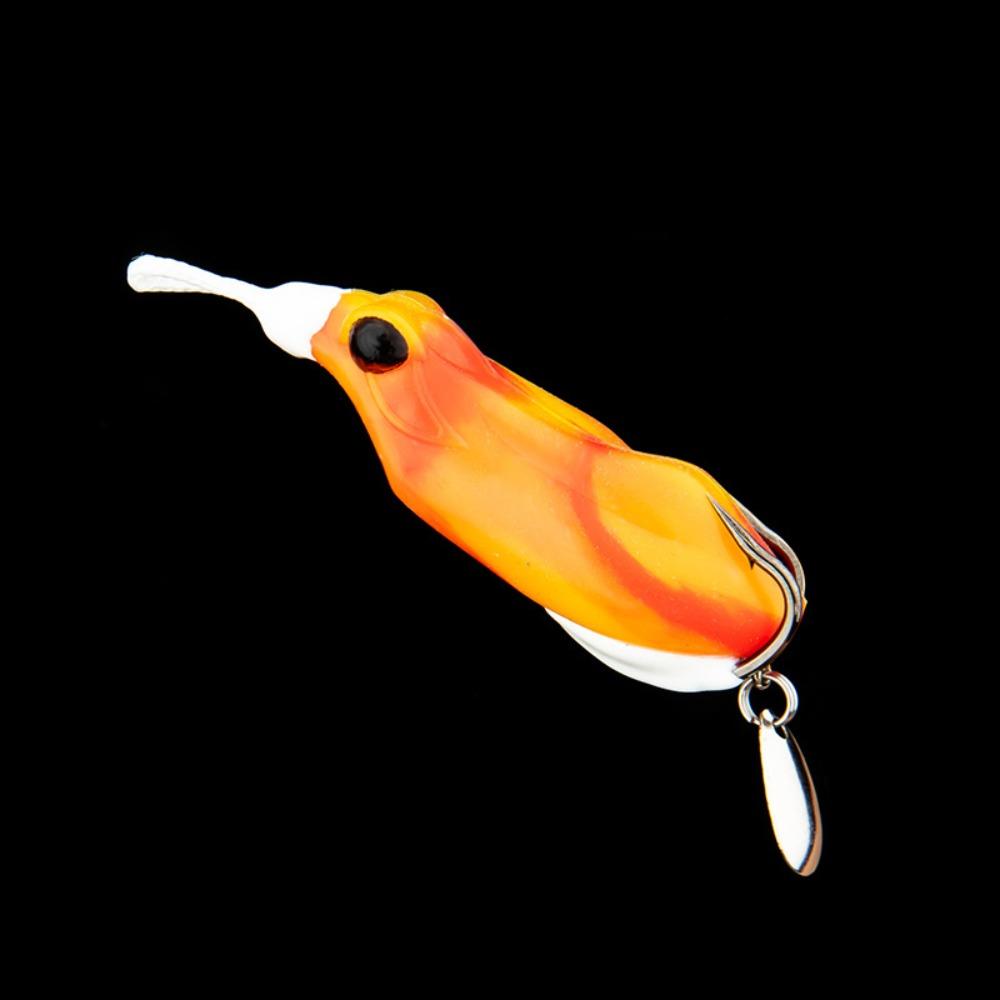 7pcs High Quality Silicone Frog Lure 6.5cm-14g Double Hooks Swimbait Soft Fishing Bait Fishing