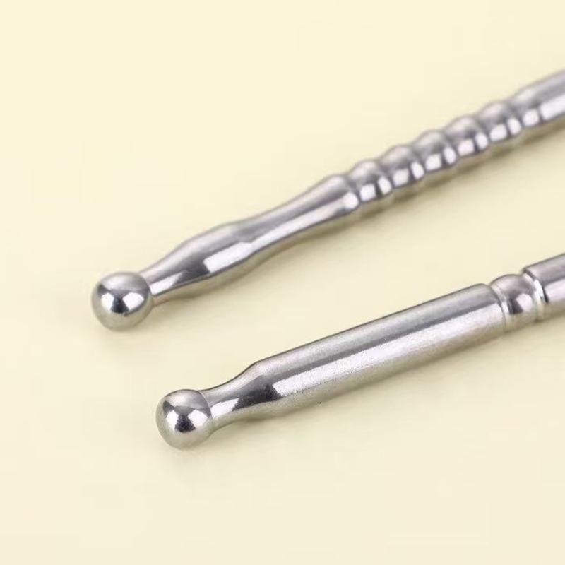 Stainless Steel Acupressure Pen Elastic Ear Acupoint Massage Stick Improve Eyesight Acupuncture Point Massager Relax Body
