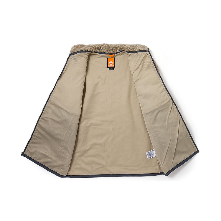 Timberland Venkovní fleecová bunda Unisex bunda Šedá-Kámen Kouřově bílá A5PUP-EG0