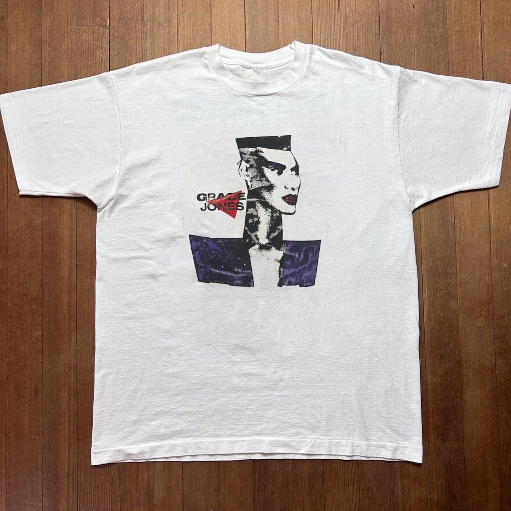 Nieuw Populair Grace Jones Wit T-shirt Katoen Volledige Maat S-5XL