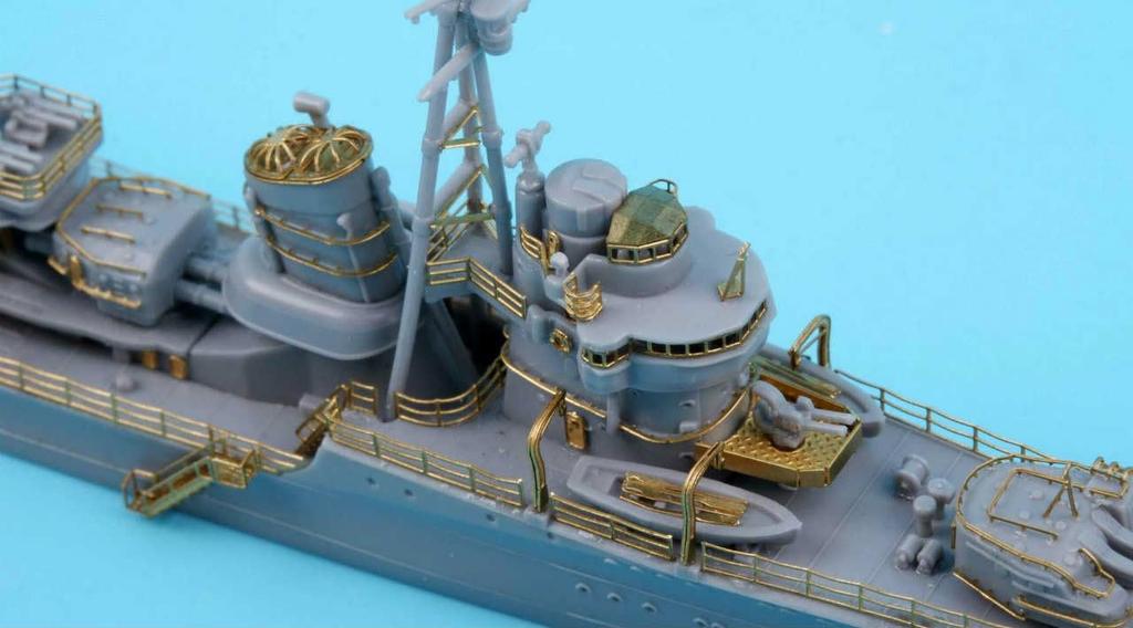 Tetra Model Серия SE Японский эсминец Амагири 1943 Пластиковые детали для модели SE7024 1/700 (YH)