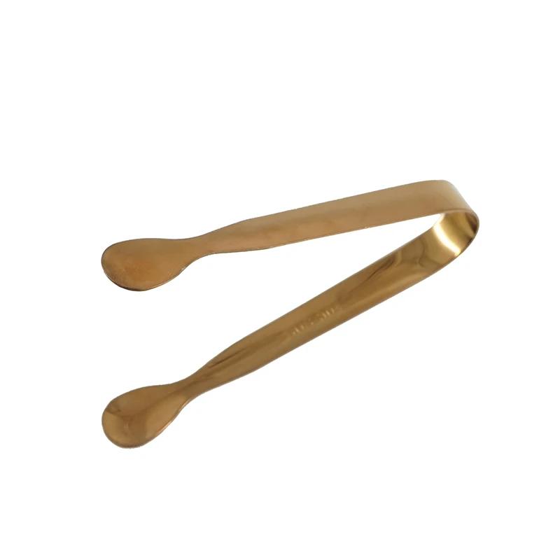 Multicolor Stainless Steel Clip Ice Tong Bread Food BBQ Clip Barbecue Clip Cube Sugar Ice Tongs Tool Bar Kitchen Utensils