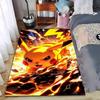 "Lightning Pikachu Design Carpet, Vibrant Gaming Room Decorative Rug" Suitable for Use As an Anti-slip for Living Room Bedroom Sofas