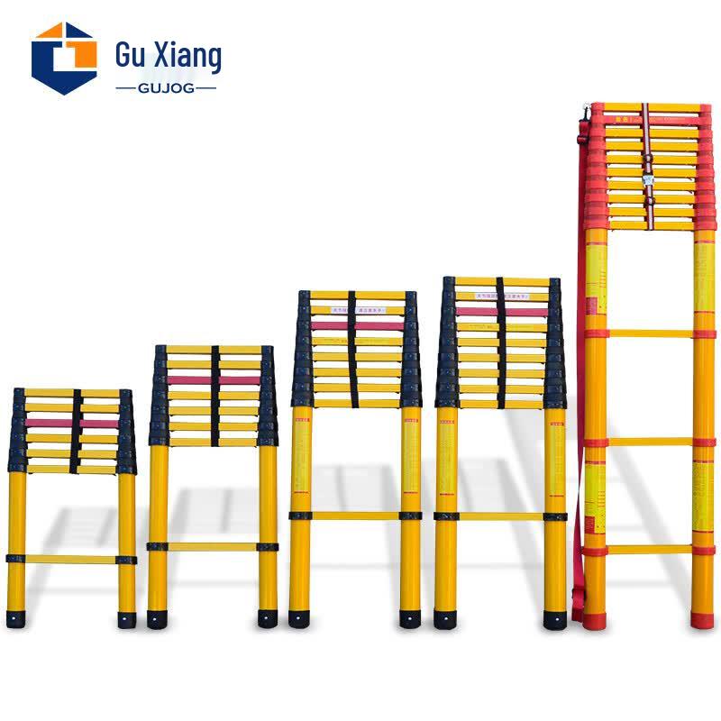 Guxiang Portable Fiberglass Insulated Telescopic Ladder