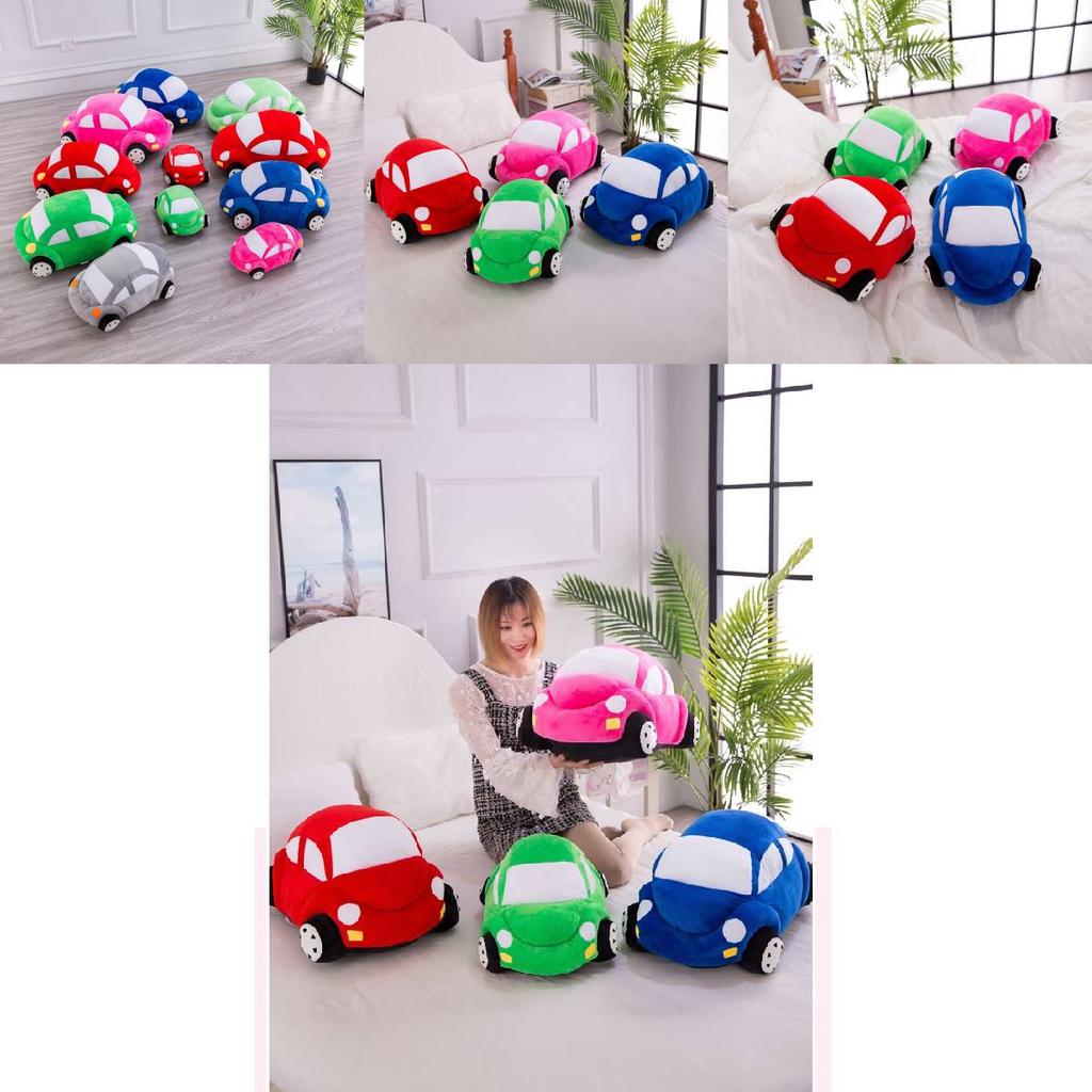 Adorable Plush Car Toy For Kids Super Soft Pp Cotton Stuffed Vehicle Pillow