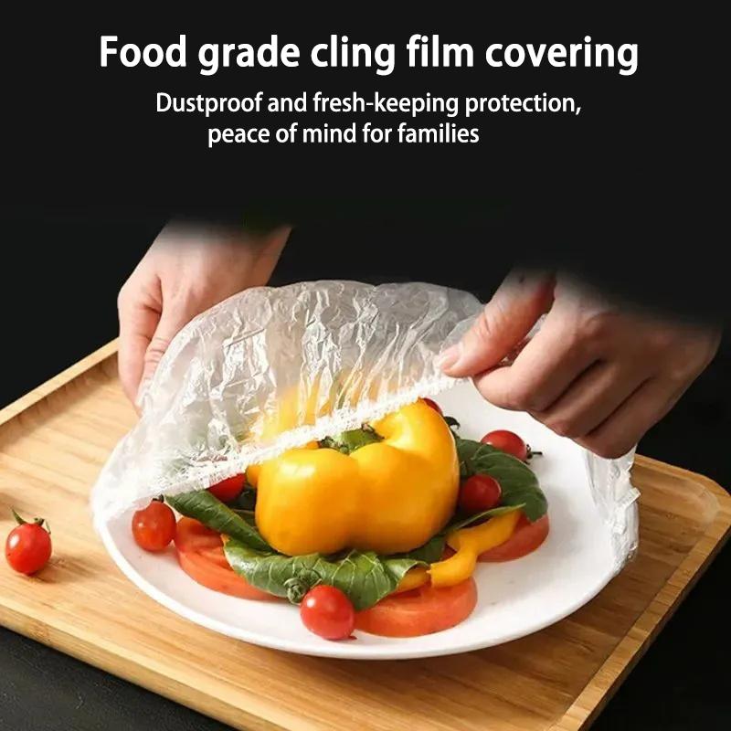 No-Tear Food-Grade Plastic Wrap Sleeves Extra-Large Size 500 Or 350 Pieces Per Pack