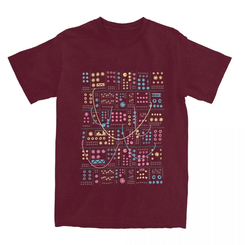 DJ Music Modular Synthesizer for Men Women T Shirt 808 909 606 303 Electronic Synth Player Tee Shirt T-Shirts Summer Clothing