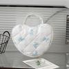 Floral Embroidery Cosmetic Bag With Large Capacity For Travel And Home Use