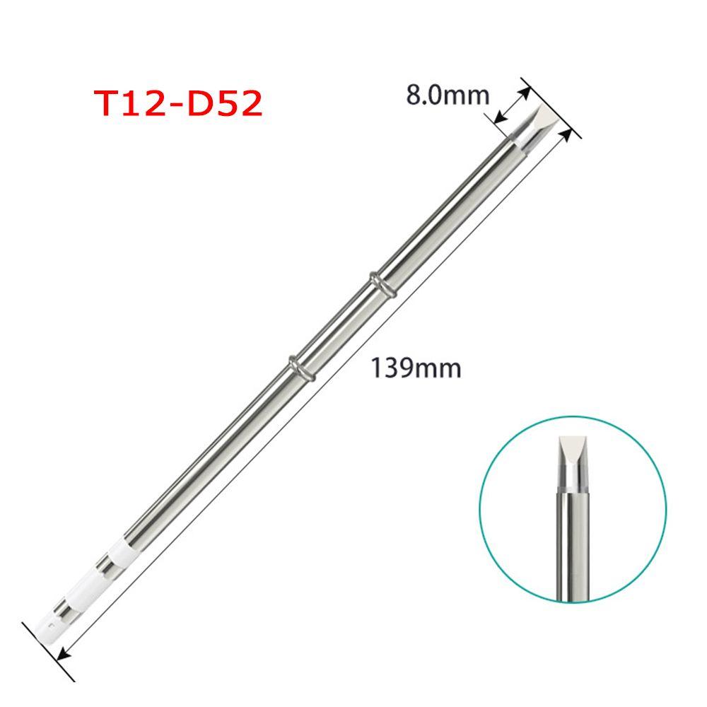 10Pcs T12 Series Soldering Iron Tips Tool Replacement For FX-951 Rework...