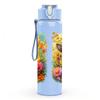 1PC Two Colorful Bird Art Print 750ml Color Plastic Sports Water Bottle Leakproof Flip Straw Lid Suitable for Sports Office Home Use