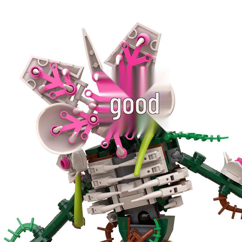 Orchid Monster Building Blocks Toy Model Ornament