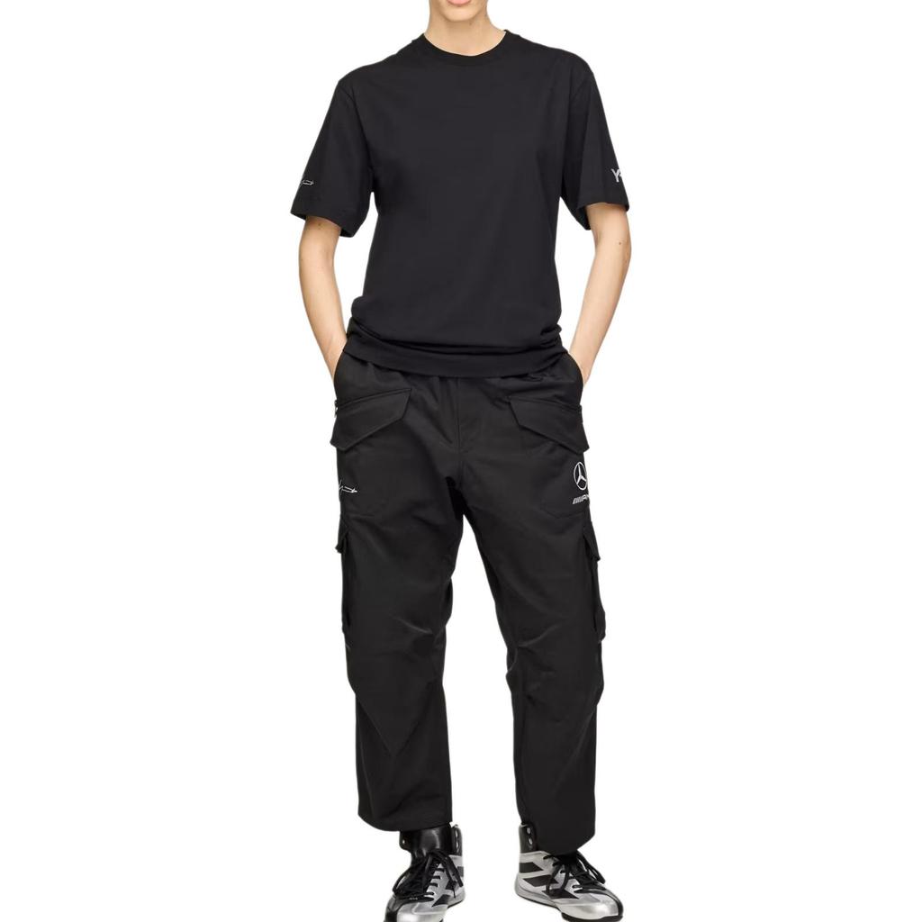 Y-3 × Yohji Yamamoto × Mercedes-AMG Petronas F1 Team Logo Round Neck Loose T-Shirt Men Tops KR2374