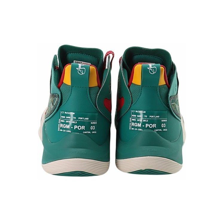 Li Ning CJ-1 Michael Jordan 1st Generation Shock Absorption Anti-Slip High-Top Basketball Shoes Men Sneakers Cadmium-Green ABAR019-16