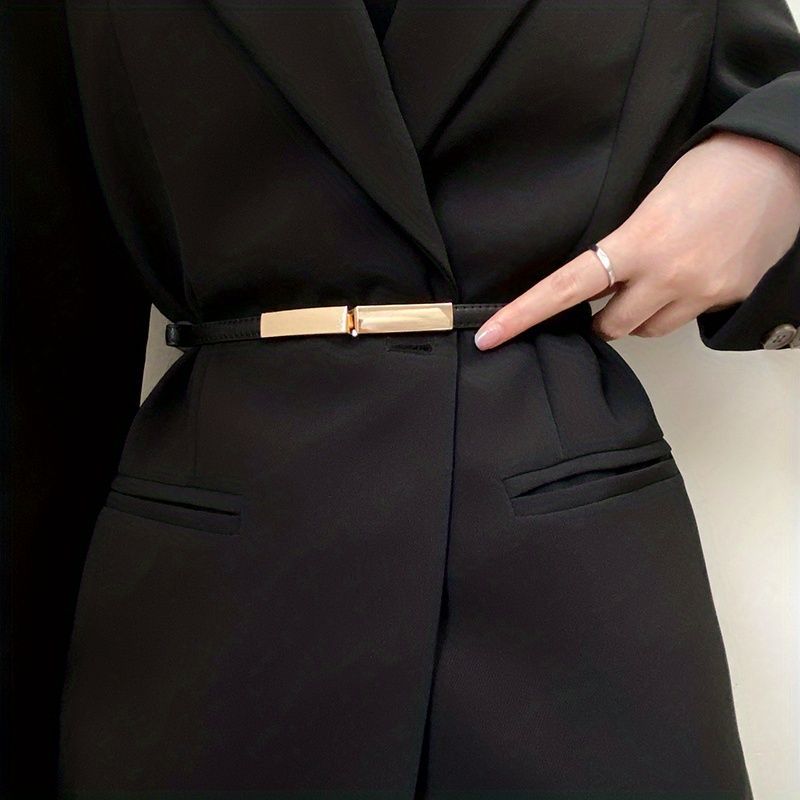 Contemporary Womens Summer Dress Accessories Pu Waist Belt In Various Elegant Shades