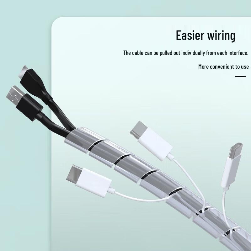 ShengPu PE Spiral Cable Management Wrap