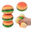 Squishy Hamburger Stress Ball Sensory Toy Stress & Anxiety Relief Toys Pinch Decompression Toy For Adult