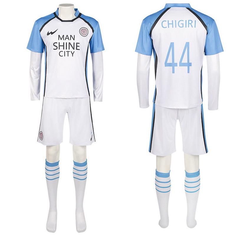 BLUELOC K Maglia Blue Lock Cosplay Set Completo: Modelli Bachira, Meguru, Chigiri, Isagi Disponibili