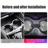 2 Pack Car Cup Coasters Rhinestones Cup Holder Coasters Non Slip Cup Holders Car Interior Universal