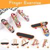 Mini Finger Skateboard For Kids And Adults, Random Designs For Finger Coordination Training, Stress Relief And Party Favors