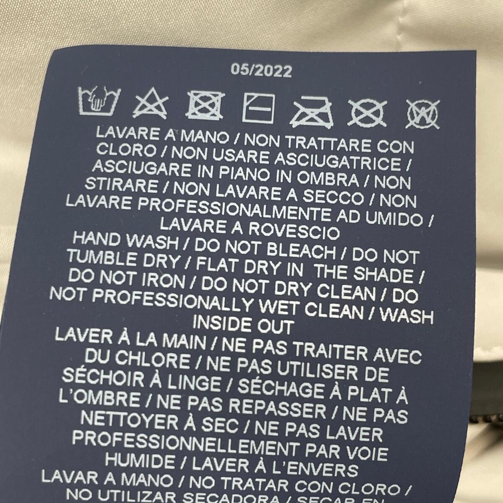 HERNO Pl128DL-11106-1250 White Laminar Down Jacket Jacket 42 GrayUsed