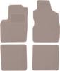 Beige Velours-Fußmatten für: Fiat Panda II Schrägheck (2002–2010)