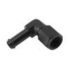 90 Degree Swivel Aluminum 6AN Female To 3/8 In Barb Fitting Adapter
