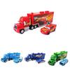 Pixar Cars Hexagon Castle Tent Kids Toy Set With Mack Lightning Mcqueen King Jackson Storm Racers