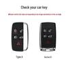 Compatible 3D Suede Key Cover for Land Rover, Range Rover Discovery, Sport 2, and Autobiography 4th/5th Gen Models.
