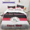 AFC Ajax Logo Bettwäsche Steppdecke Set Bettbezug Kissenbezug Heimdekoration Geburtstagsgeschenk (1 Bettbezug + 2 Kissenbezüge, ohne Füllung)