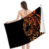 Tiger Pattern Big Microfiber Beach Towels Quick Dry Towel Sand Beach Towels Pool Towel For Travel Swim Pool Yoga