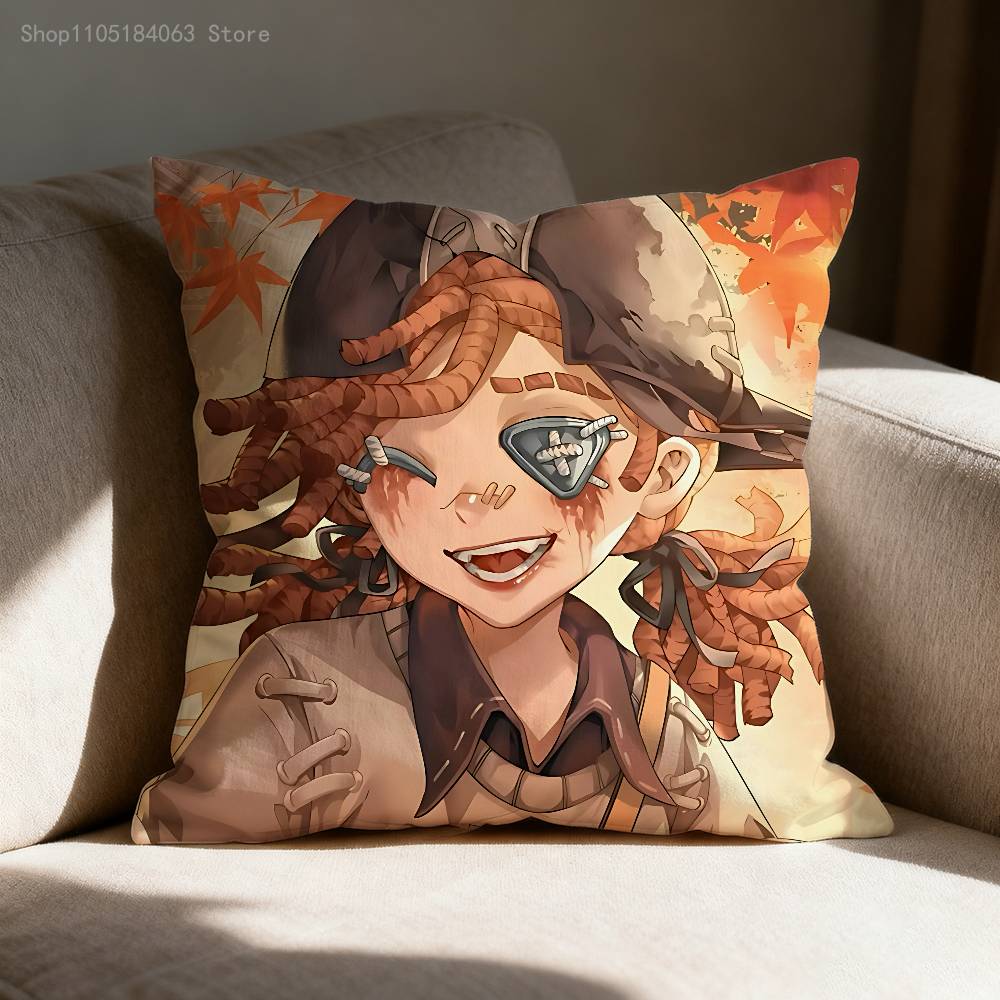 I-Identity V Throw Pillow Case For 45x45cm 55x55cm 30x30cm Square Car Pillowcase Home Bedchamber Decor Gift