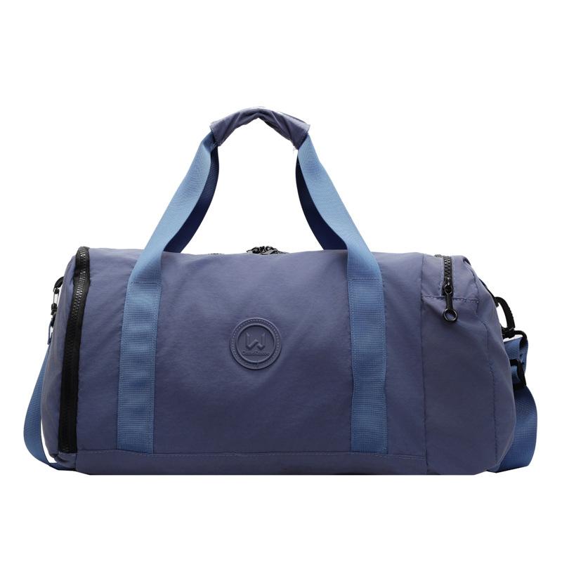 Women's multi-pocket classification design with shoe compartment, hand-held bag, wet and dry separation sports fitness bag, can cover the tie rod