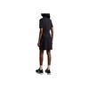 Moncler Monochrome Minimalist Stand Collar Zipper Short Sleeve Dress Women Dress Blue J10938I00011899V9778