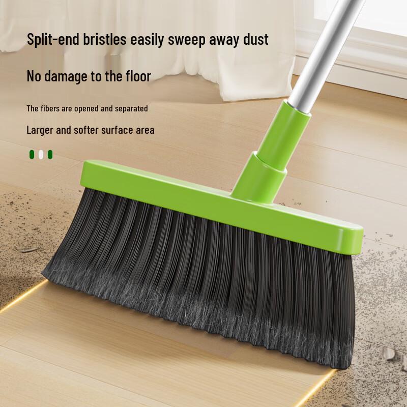 3M Scotch-Brite Integrated Pole Broom & Dustpan Set