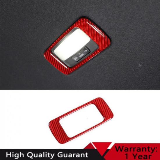 For Honda Civic 11th up - Red Carbon Fiber Rear Reading Light Cover Trim