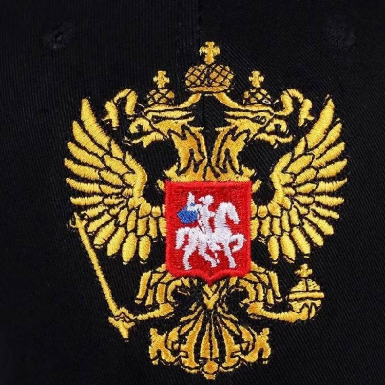 Comfortable Cotton Baseball Caps with Embroidery Russian Emblem for Travel and Leisure Event Women Men Unisex Sun Hat