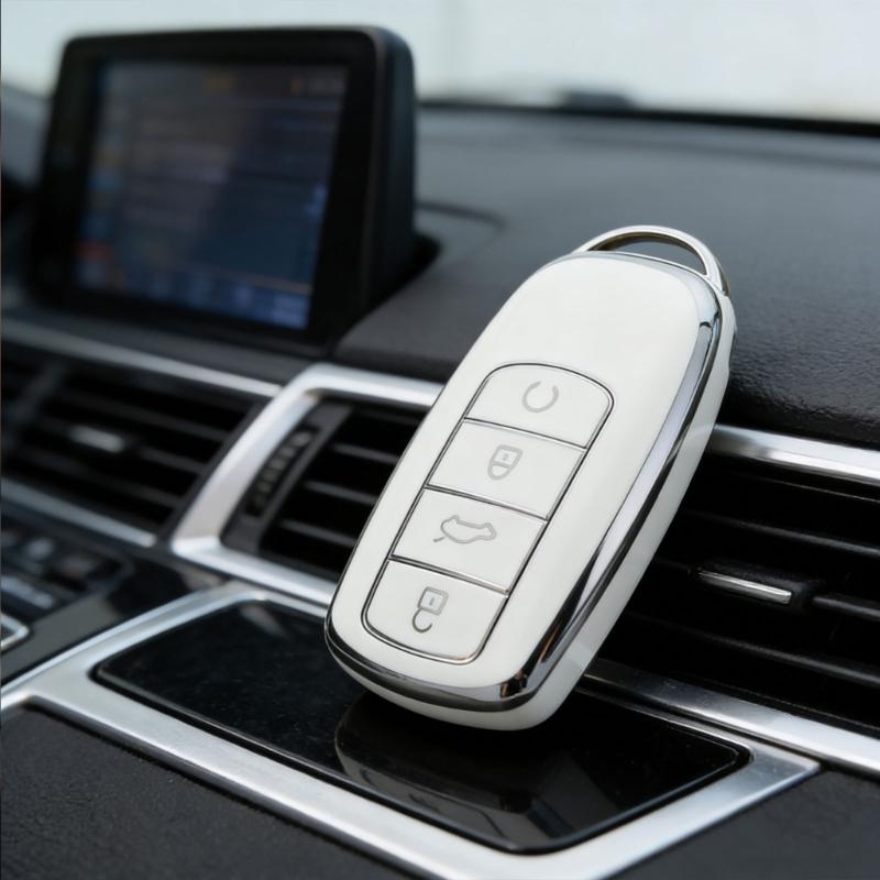 Strong TPU Protective Case Custom Fit TPU Key Fob Cover Easy To Use Designed Specifically for Chery Tiggo 8plus 8pro
