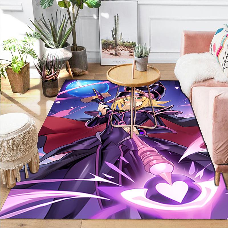 Dark Magician Girl Rug Floor Mat for Living Room or Bedroom Soft and Comfortable Carpet a Gift for Birthday and Holiday.NFF0928637